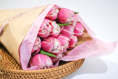 Fresh Pink Tulip Bouquet