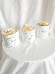 Dried Flower Candles -Black Fig and Vetiver