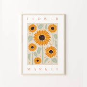 Flower Market Print Sunflowers