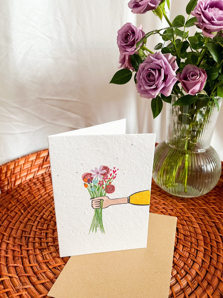 Flower bunch Greeting Card