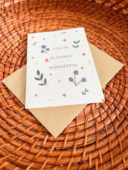 Your Blooming Wonderful Greeting Card