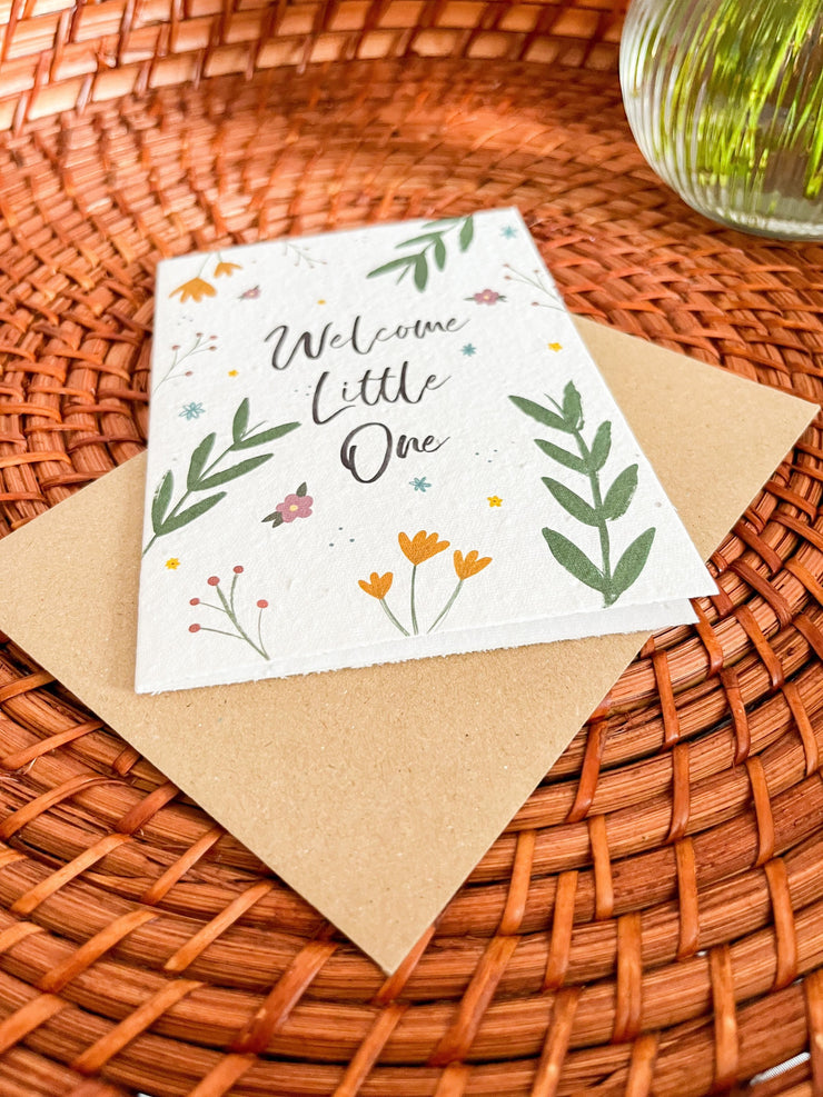 Welcome little one Blank Cards