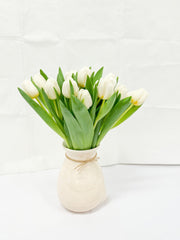 Fresh White Tulips