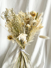 Dried white flowers
