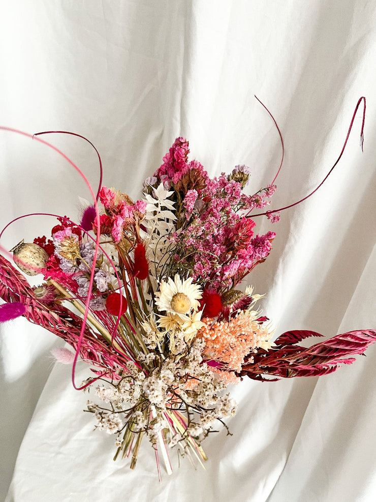 Dried Pink Flowers 