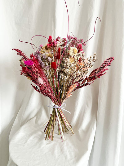 Pink Dried Flower Bouquet 