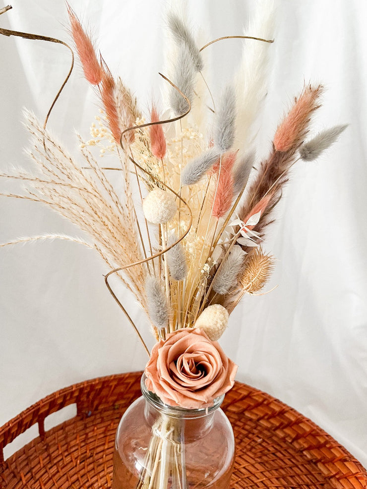 Dried flowers Dried letterbox for your home housewarming gift Free gift message 