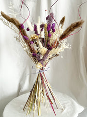 Dried purple flowers
