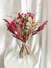Pink Dried Flowers Dried Bloom Pink White and REd Flowers 